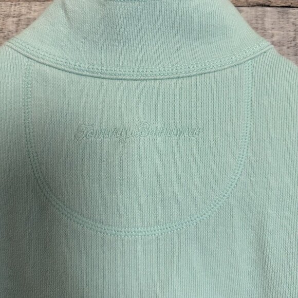 Tommy Bahama Sweater Womens Small 1/4 Zip Long Sleeve Pullover Ladies Mint - Picture 8 of 10